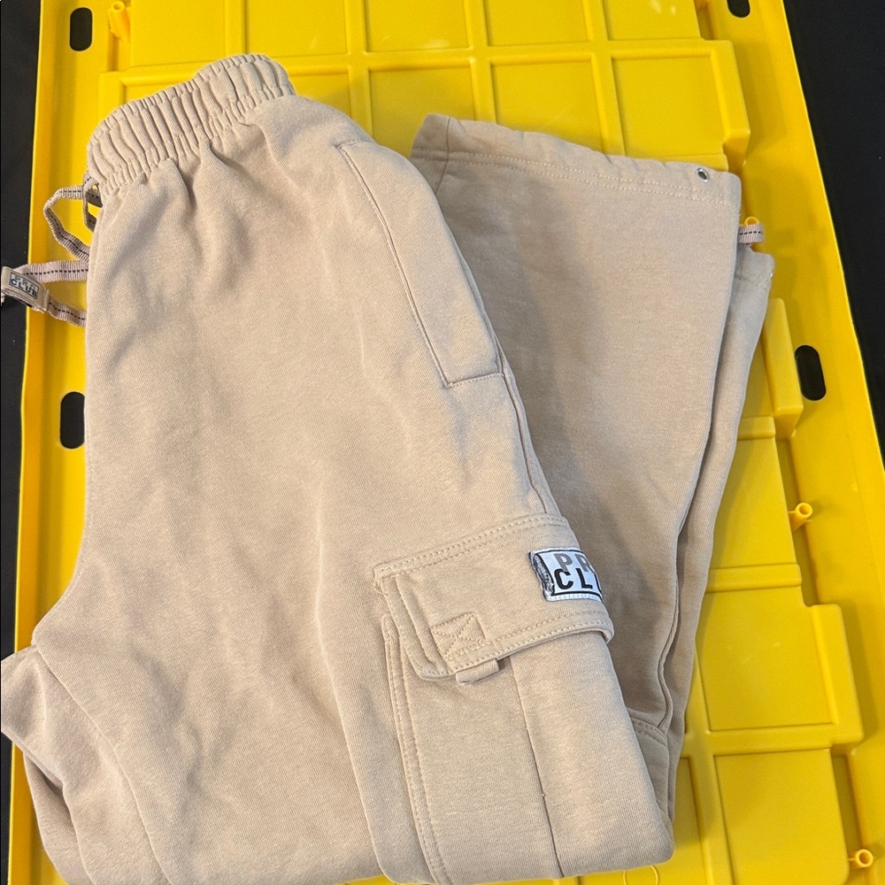 Pro club  Kids Tan Cargo Jogger Sweatpants